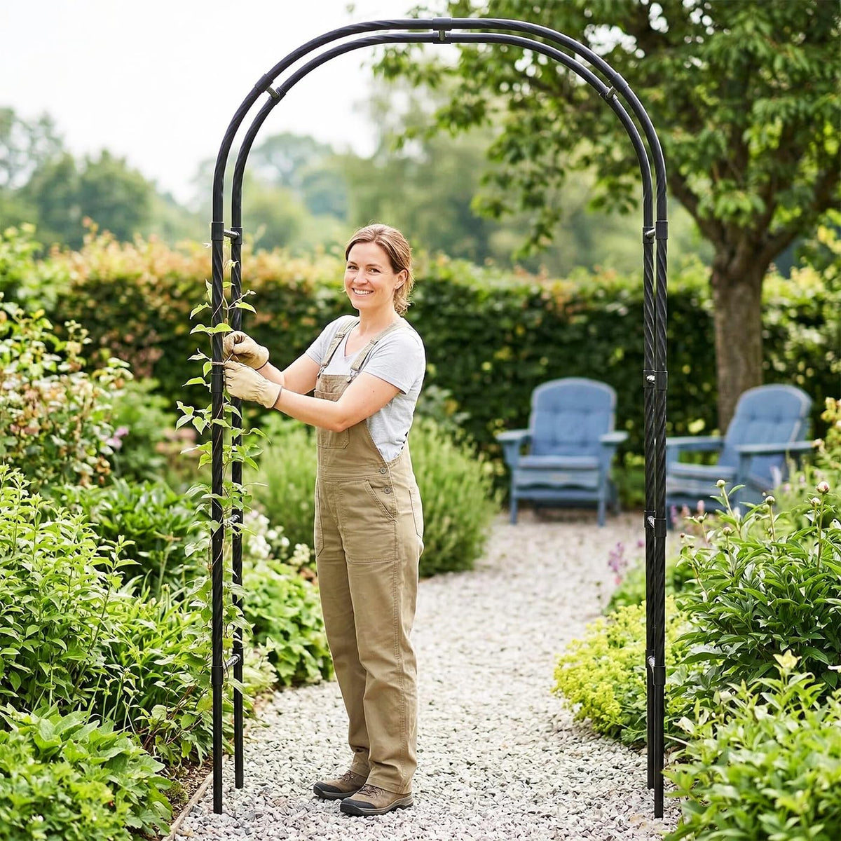 LeJoy Garden garden arbor arch wedding-decor creates elegant outdoor backdrop for ceremonies.