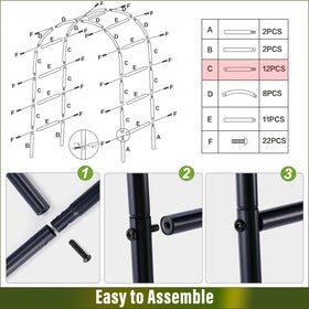 LeJoy Garden assembly instructions include illustrations for quick setup