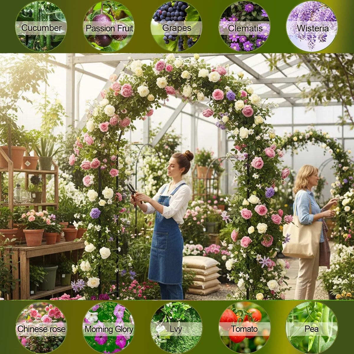 LeJoy Garden sturdy base supports plants and decor securely
