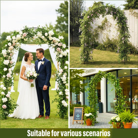 LeJoy Garden wedding decor arbor enhances outdoor celebrations