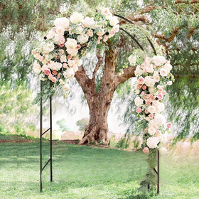 LeJoy Garden garden arch supports vines for lush, natural backdrops.