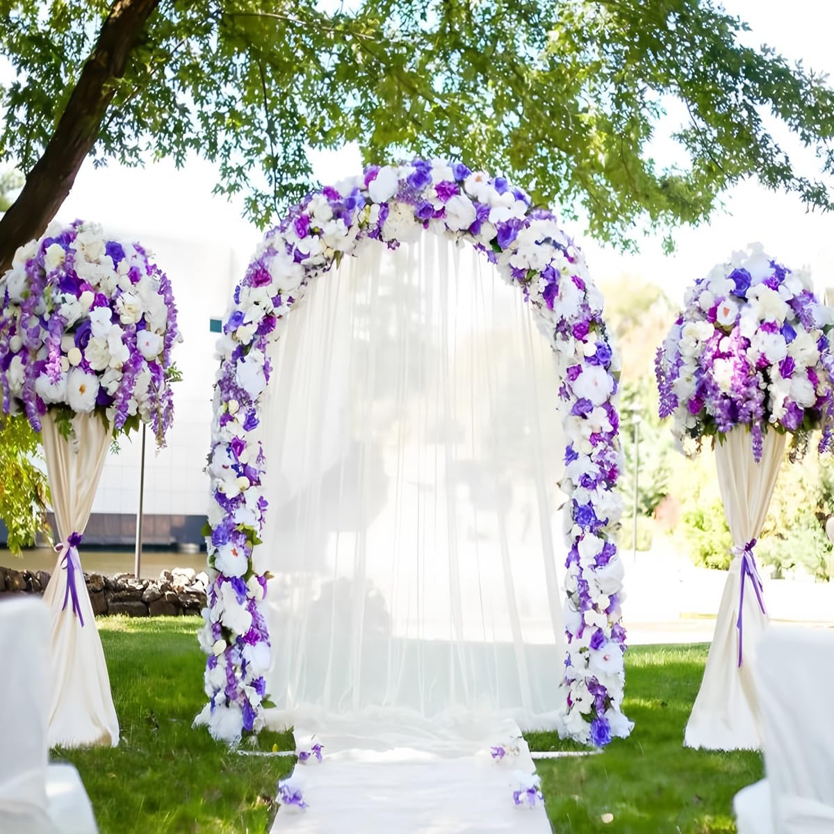 LeJoy Garden lightweight arch ideal for effortless wedding decor