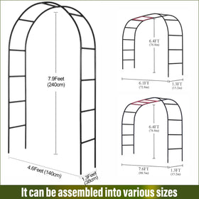 LeJoy Garden pergola arbor pre-drilled holes simplify on-site assembly