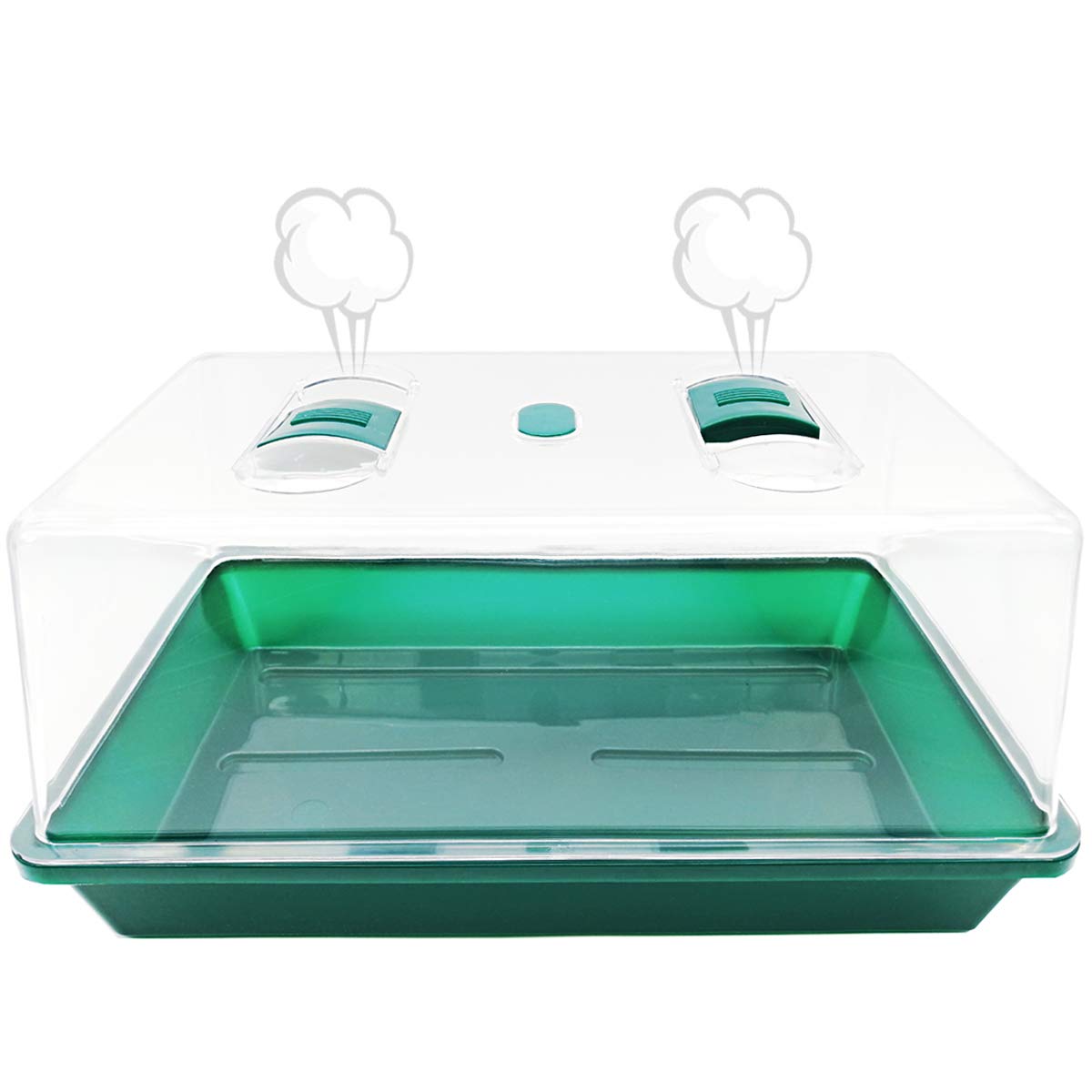 LeJoy Garden propagator with vented dome for controlled humidity and healthy seedlings.
