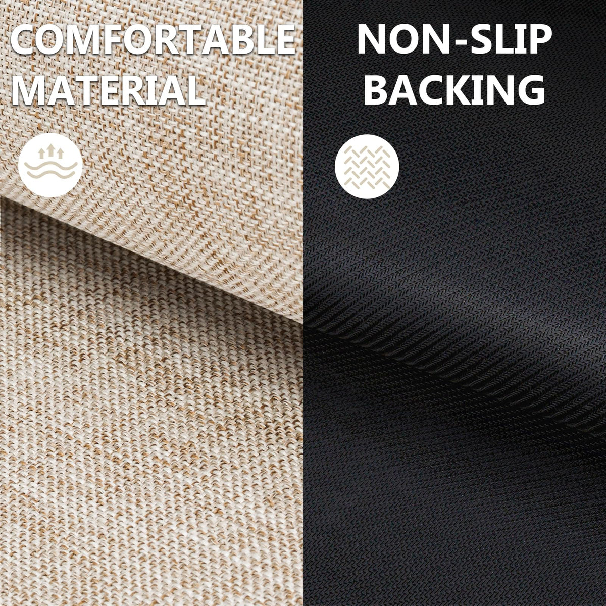 LEKEEPGO washable doormat for entryways easy to clean and quick to dry.