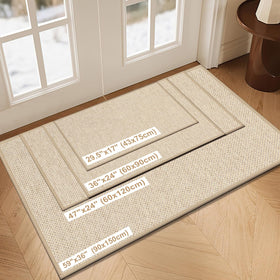 LEKEEPGO door mat soft texture visual shows inviting indoor entryway