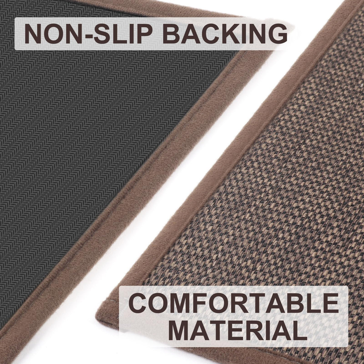 LEKEEPGO door mat absorbent weave captures moisture and dirt at the door.