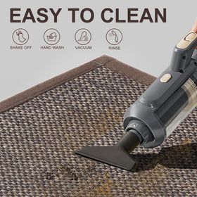 LEKEEPGO door mat easy-clean routine with hose rinse keeps entryway fresh.