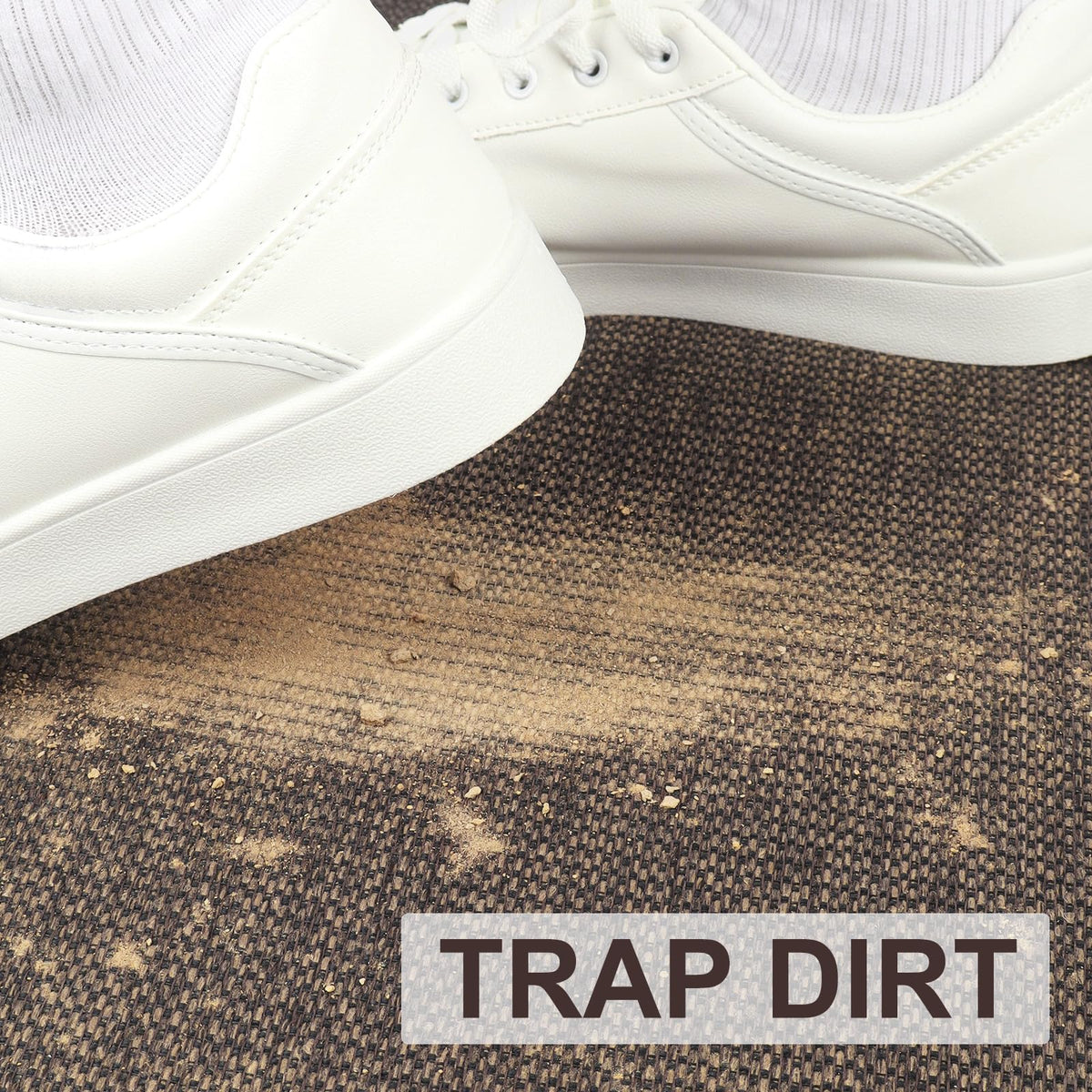 LEKEEPGO door mat easy-clean design simplifies maintenance.