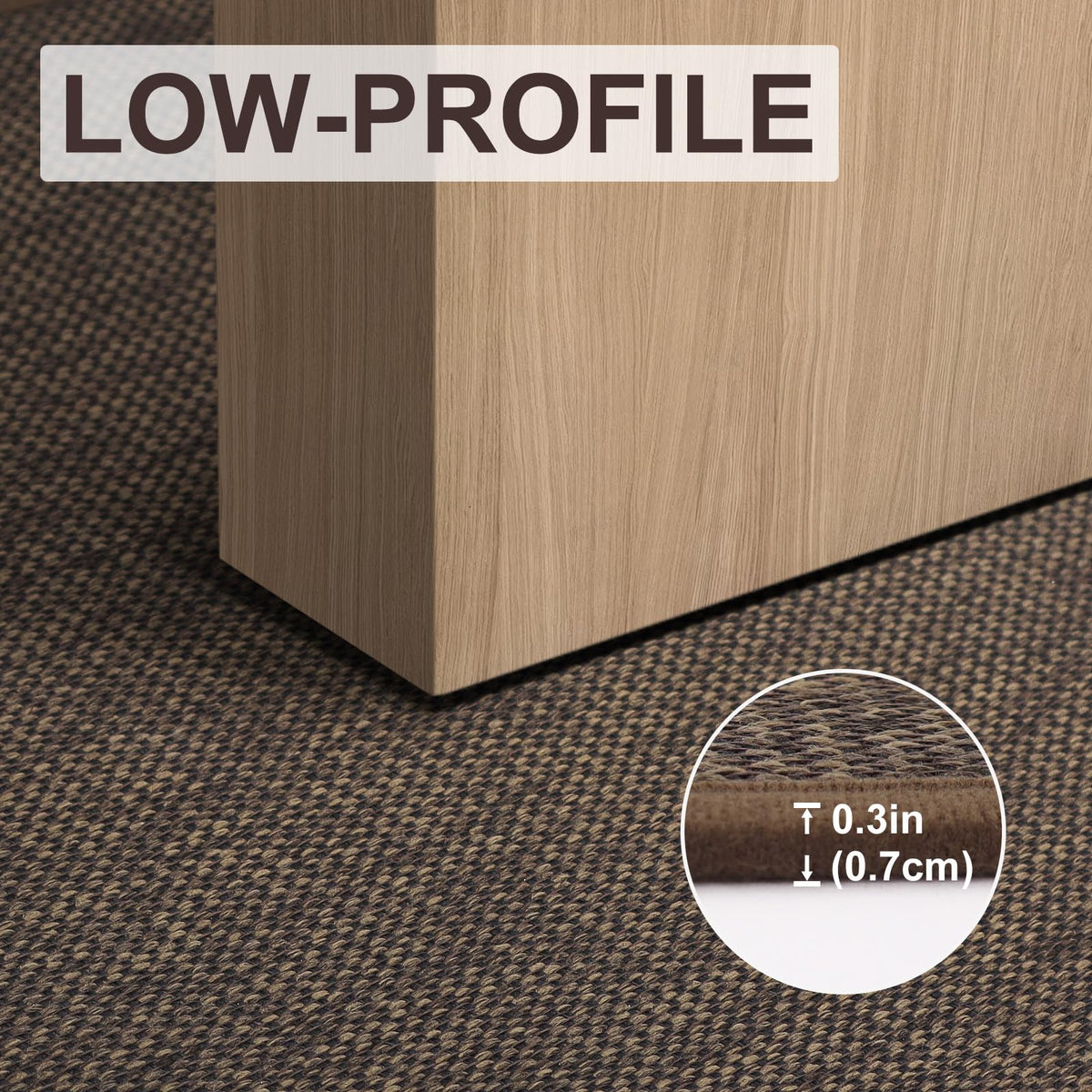 LEKEEPGO door mat rain and mud resistant for tidy entrances.