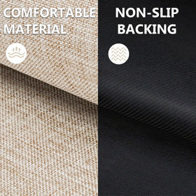 LEKEEPGO low-profile 0.15-inch thickness fits under doors without curling.