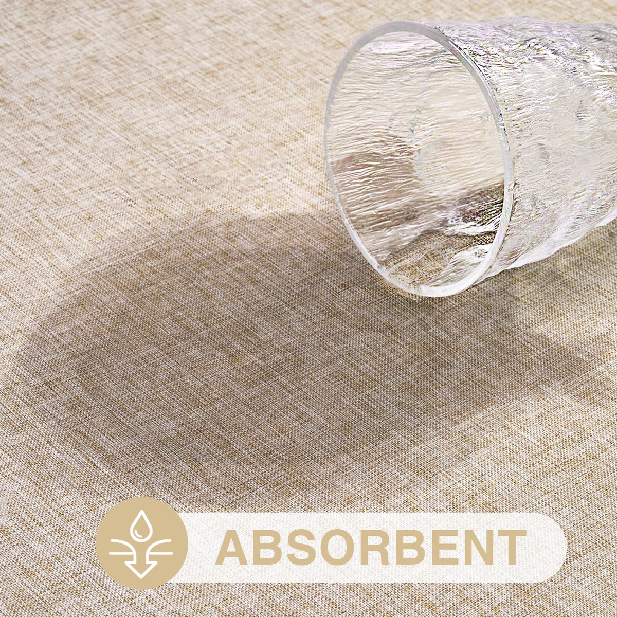LEKEEPGO non-slip backing keeps the mat in place in busy entryways.