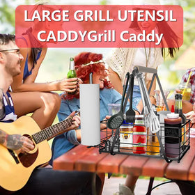 LELOCLE stainless steel durability supports heavy grilling supplies outdoors