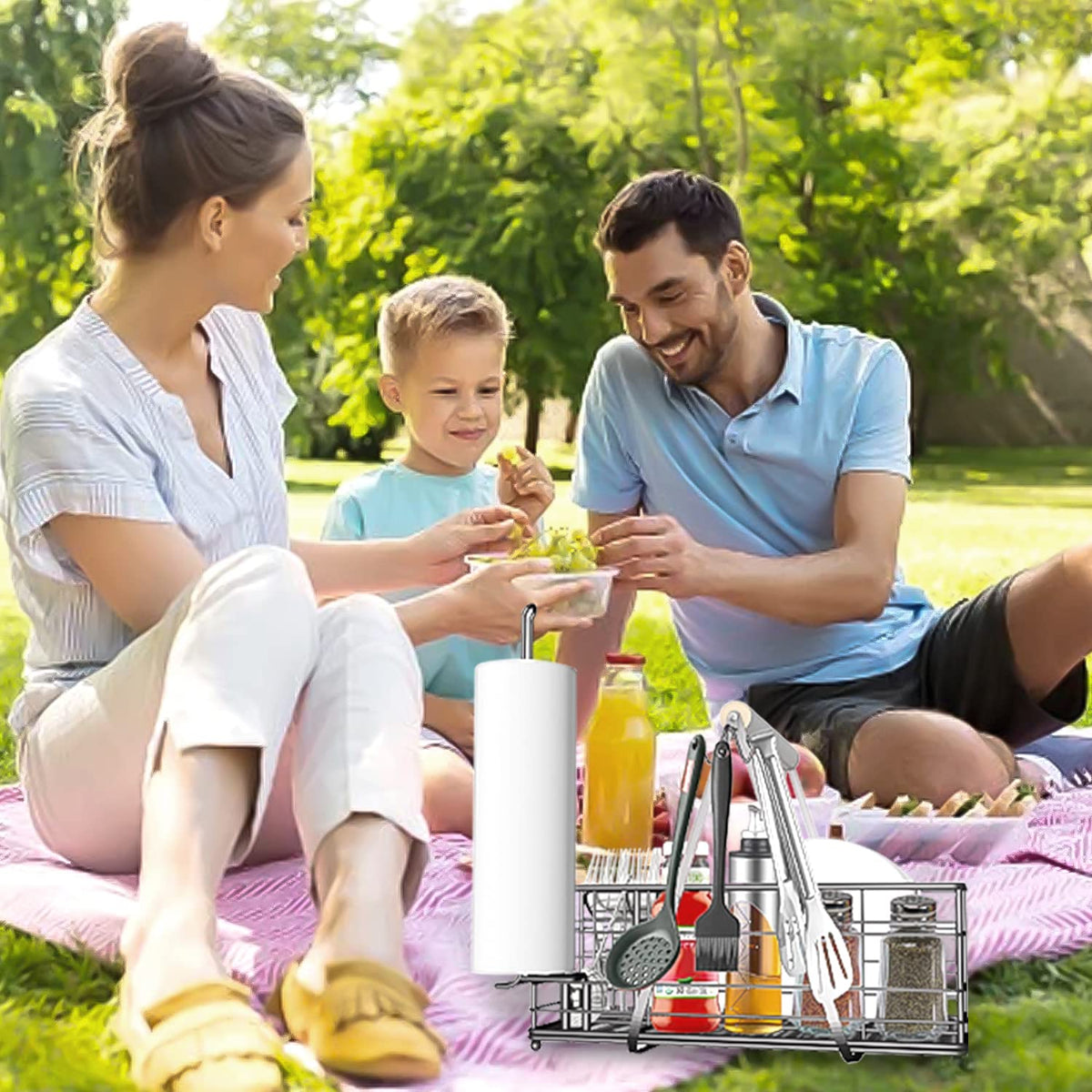 LELOCLE travel-ready grilling kit fits patios, campsites, and RV trips