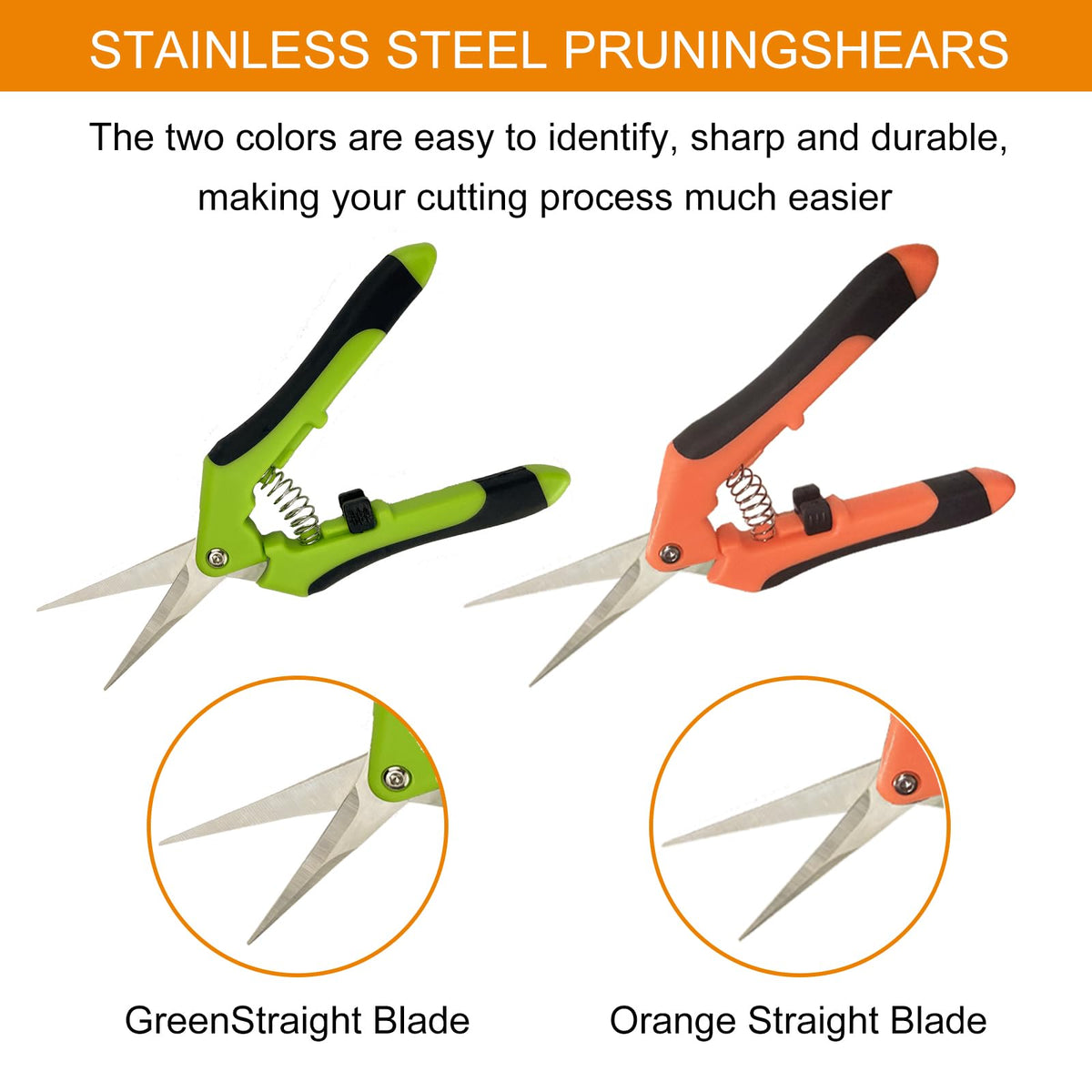 Lengnoyp 5-pack garden shears set ready for pruning tasks.
