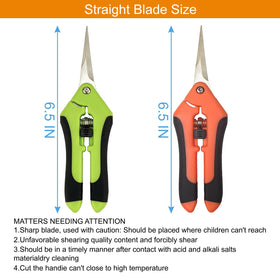 Lengnoyp pruning shears safety-lock keeps blades secured.