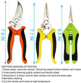 Lengnoyp pruning shears straight blade delivering clean straight trims