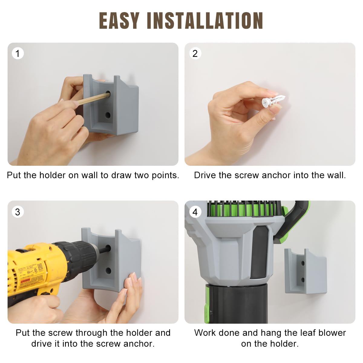 Lenink wall mount installation scene shows the quick, tool-friendly setup