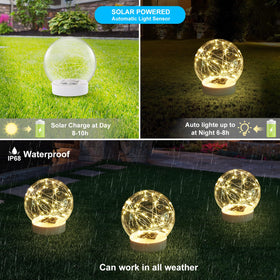 LENONE solar-powered pool balls provide carefree lighting without batteries for outdoor nights.