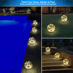 LENONE warm white glow enhances dusk pool parties and romantic outdoor dinners.