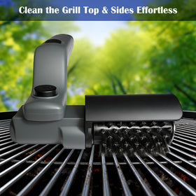 LenZhan cordless grill cleaner runs 90 minutes per charge for large grills.