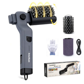 LenZhan cordless grill brush adjustable-angle head reaches tight grooves.