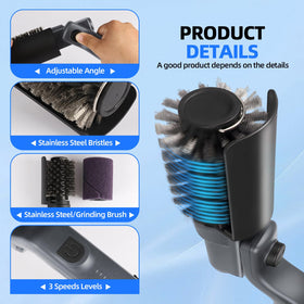 LenZhan waterproof grill brush cleans wet grates without worry.