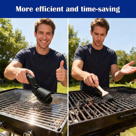 Lenzhan brush is waterproof and ready to rinse after grilling sessions.