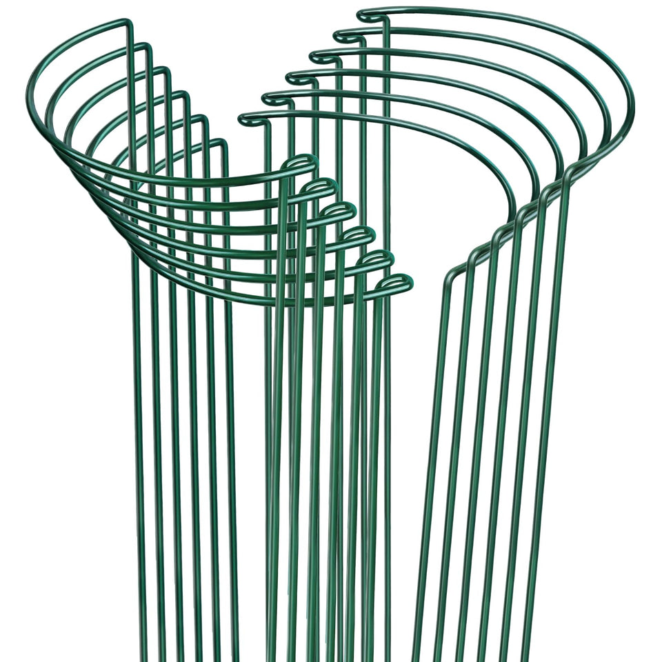 LEOBRO 12pcs plant supports set for upright growth and stability in gardens