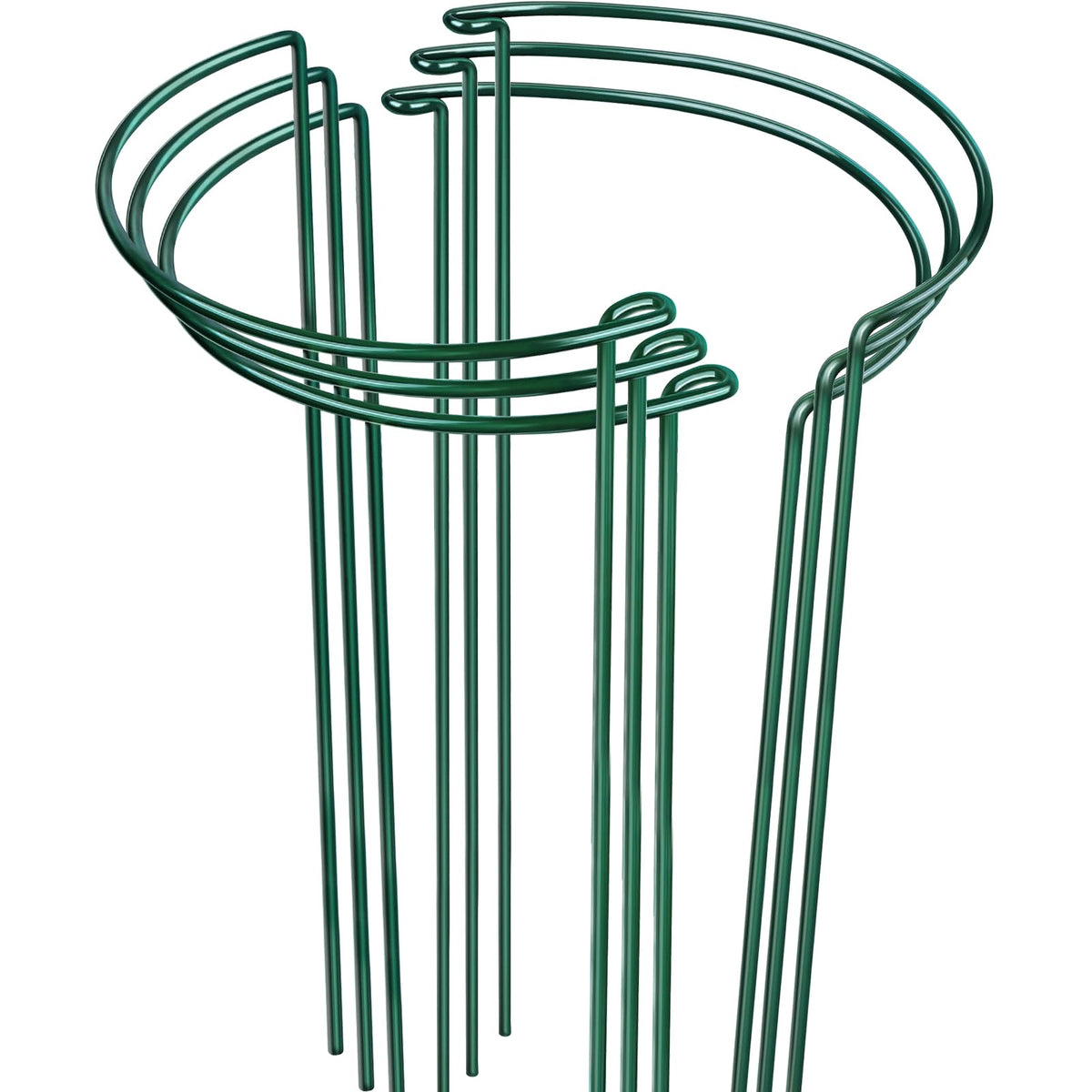 LEOBRO 24in plant stakes pack six supporting tall plants