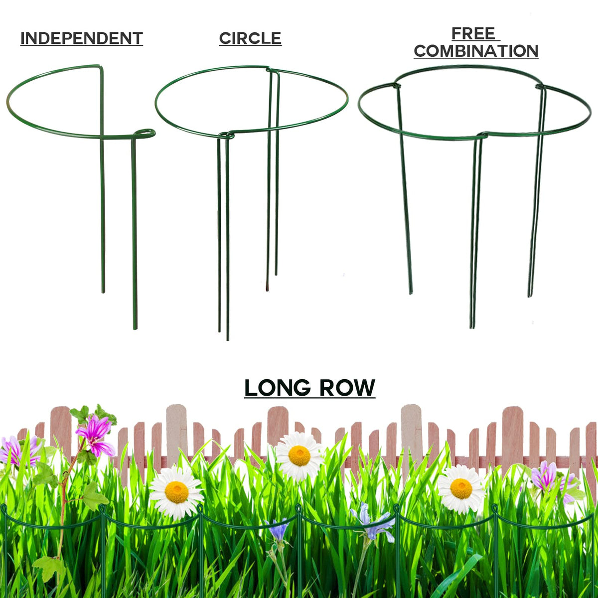 LEOBRO tomato and cucumber supports prevent sprawling growth efficiently.