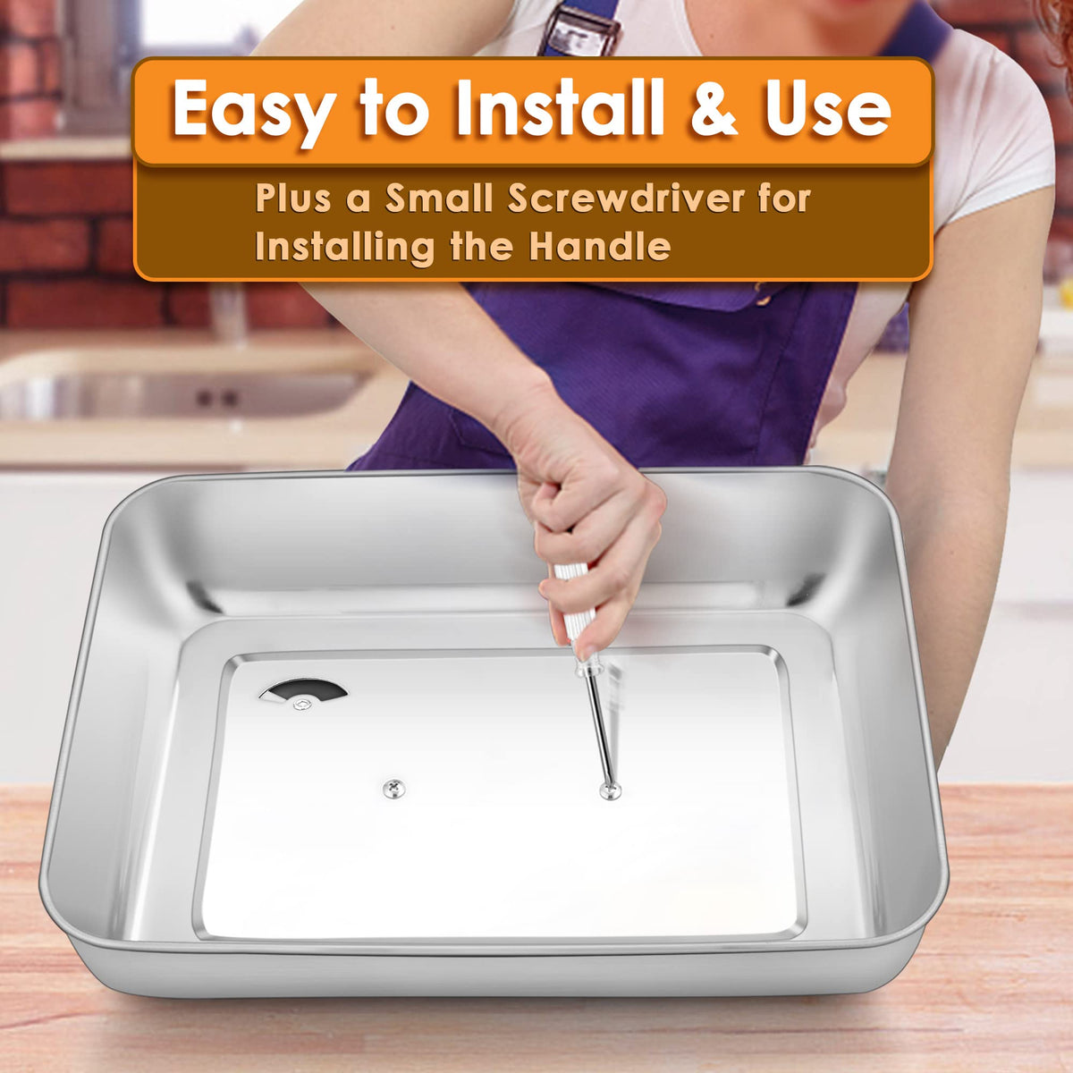 Leonyo ergonomic riveted handle stays cool and comfortable to use