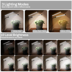 LEOTER Grow Light 360 goosenecks enable precise plant illumination