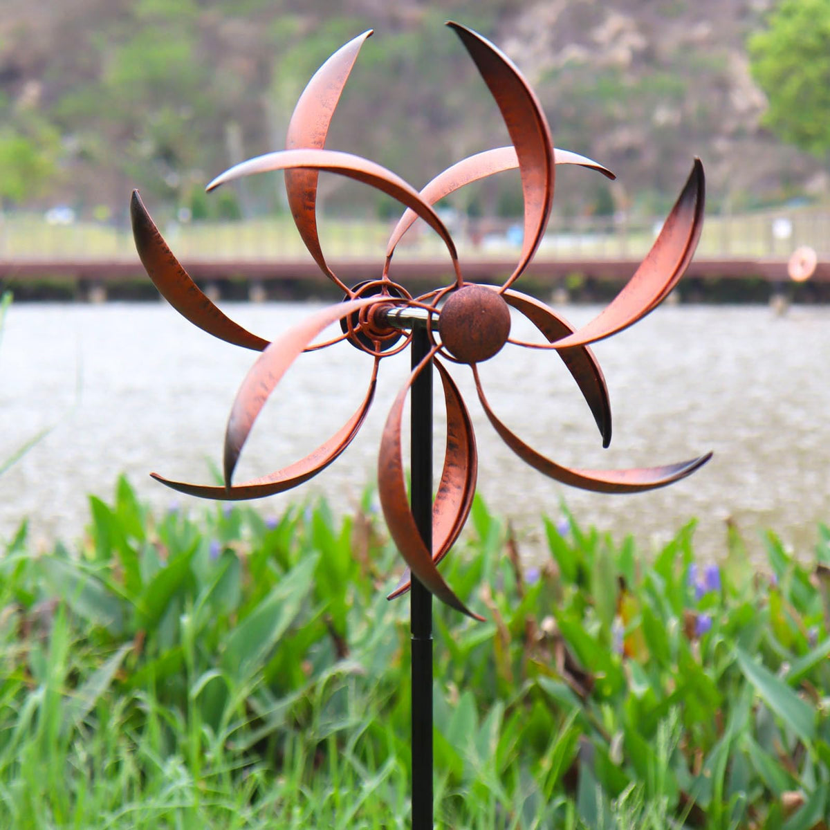 LERFUGI wind spinner easy installation for tool-free setup in minutes
