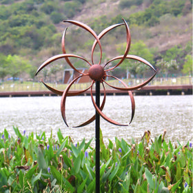LERFUGI wind spinner garden decor brightening patios and lawns with moving silhouettes