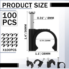 Leriton clip installation nail enables quick, durable mounting on walls or decks.