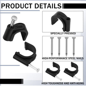 Leriton UV-resistant tubing clip protects against sun and chemical exposure outdoors.