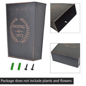 LESEN farmhouse decor wall planters pair with clocks or wooden accents.