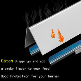 Leship durable flavorizer bars in stainless steel for lasting performance