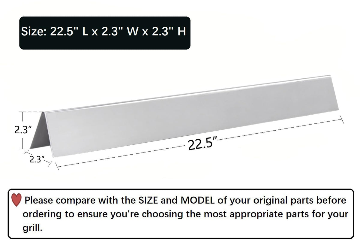 Leship 22.5-inch flavorizer bars mounted on Weber Spirit for a precise fit