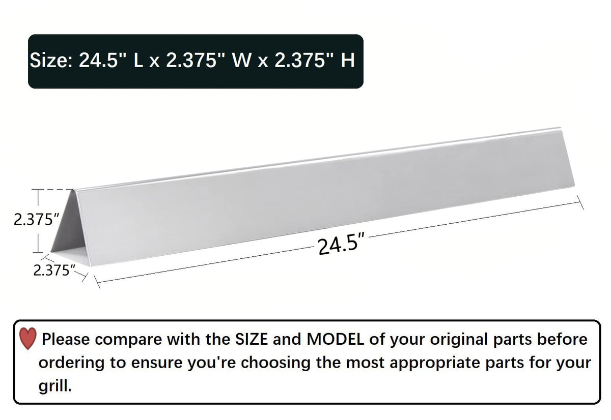 Leship flavorizer bars for Weber Genesis 300 side-panel grills protect burners