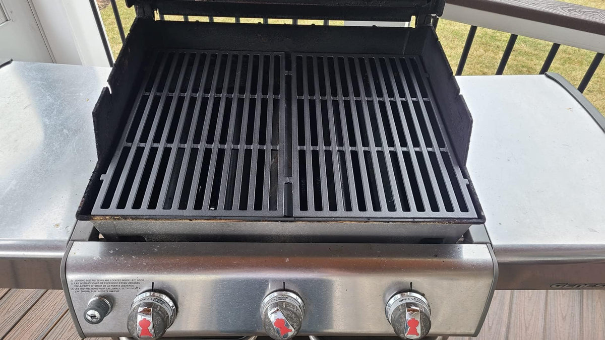 Leship two-grates porcelain-coated package conveys durability and value