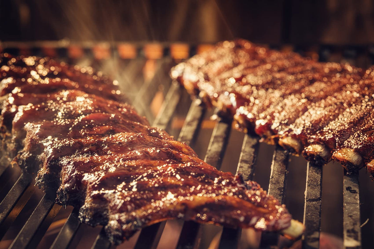 Leship two-pack grates for versatile Weber model grilling.