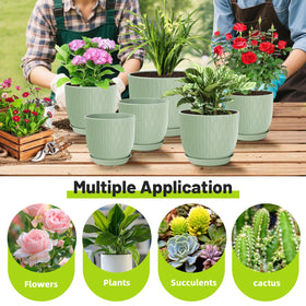 LesOASIS planters suit both indoor living spaces and outdoor patios for versatile decorating.