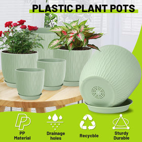 LesOASIS pot set offers versatile sizes for various plants and settings.
