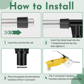 LESYIMOL anti-leak gasket: helps minimize leaks for steadier irrigation.