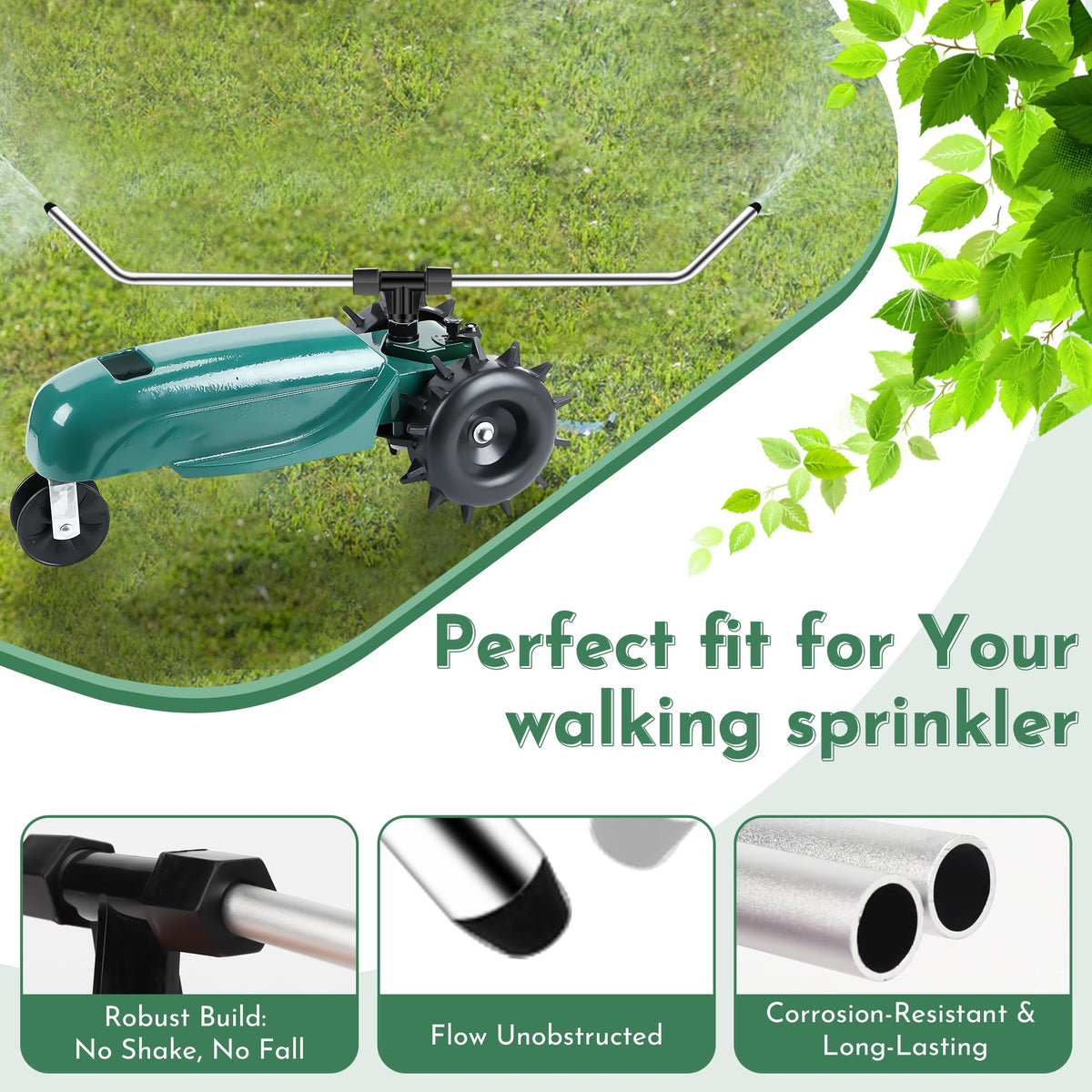 LESYIMOL installation ease: ready-to-use kit simplifies sprinkler maintenance.