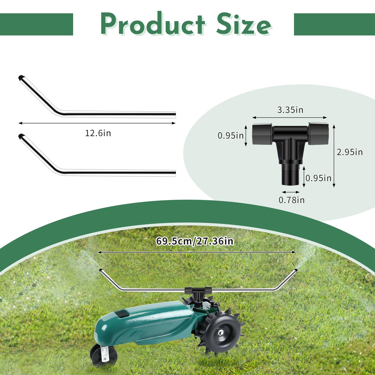 LESYIMOL tee connector: secure fit to prevent detachment during watering.