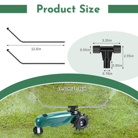 LESYIMOL tee connector: secure fit to prevent detachment during watering.