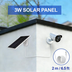 LeTavco solar panel with bracket included for quick installation
